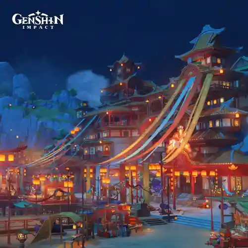 Genshin Impact - Azure Lantern, Jade Inkstone cover